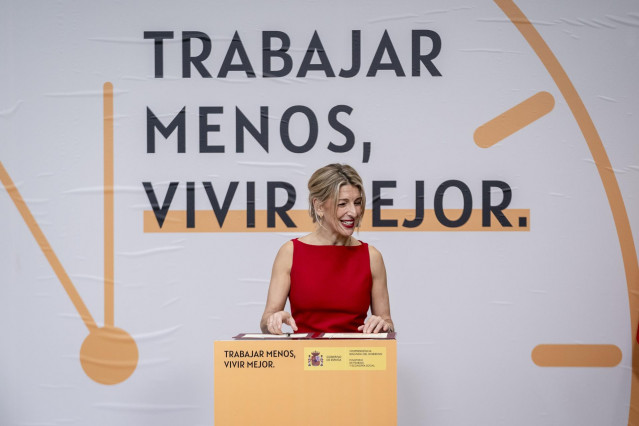 Archivo - La vicepresidenta segunda y ministra de Trabajo y Economía Social, Yolanda Díaz.