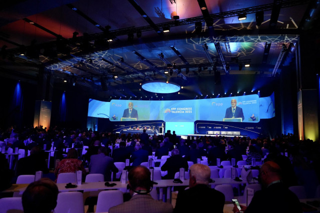 Congreso del Partido Popular Europeo (PPE), en la Feria de Valencia, a 29 de abril de 2025, en Valencia