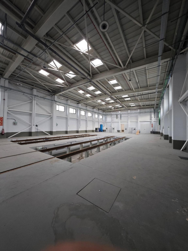 Imágenes de la base de mantenimiento de Fuencarral