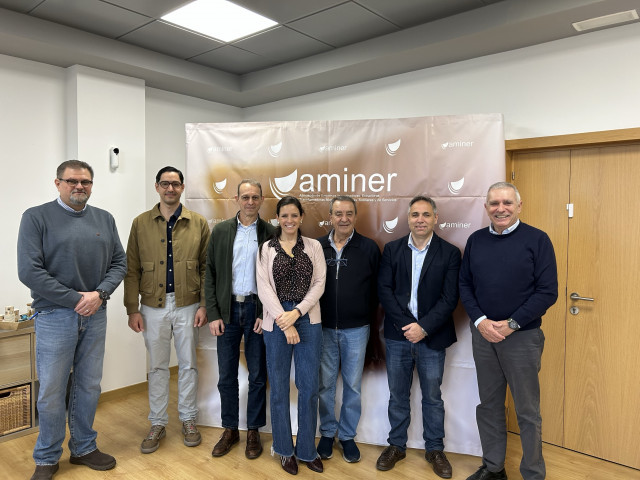 Imagen de la primera reunión del Comité Director del Centro de Excelencia e Innovación en Minería Sostenible de Aminer.
