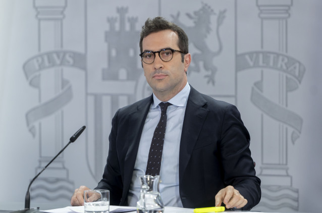 El ministro de Economía, Comercio y Empresa, Carlos Cuerpo.