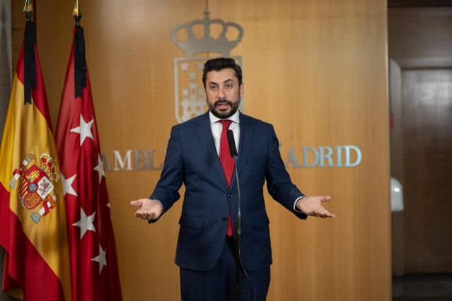 Imagen de archivo del portavoz del PP en la Asamblea de Madrid, Carlos Díaz-Pache.