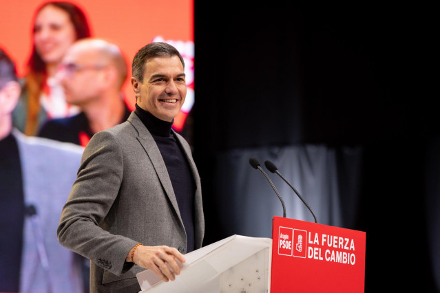 Archivo - El president del Gobierno y secretario general del PSOE, Pedro Sánchez, en un acto de partido.