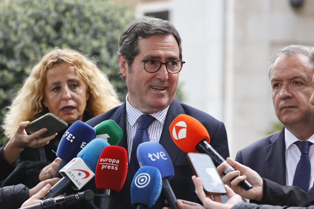 El presidente de la CEOE, Antonio Garamendi.