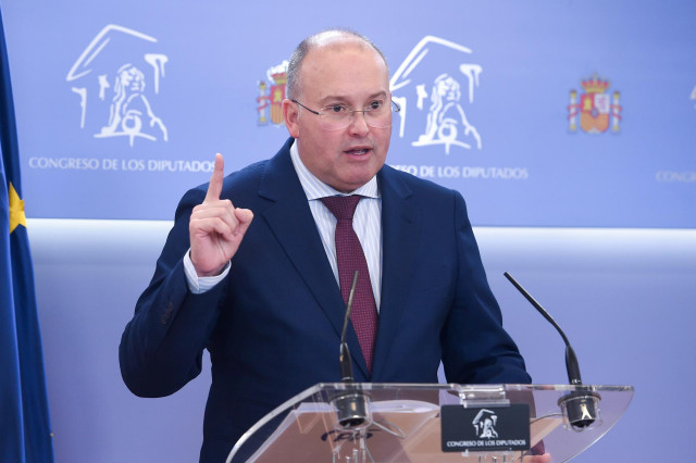 Archivo - El portavoz del PP en el Congreso, Miguel Tellado, a 1 de abril de 2025, en Madrid (España).