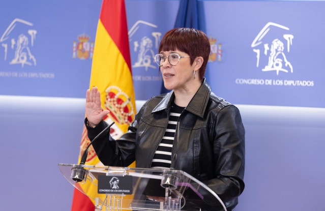 Archivo - La portavoz de Compromís en el Congreso, Águeda Micó.