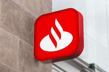 Archivo - Logo de Banco Santander