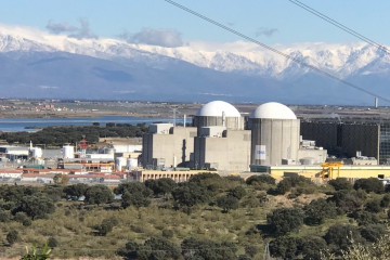 Archivo - Vista de la central nuclear de Almaraz
