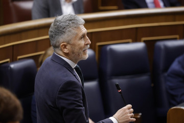 Archivo - El ministro de Interior, Fernando Grande-Marlaska, a 26 de febrero de 2025, en Madrid (España).