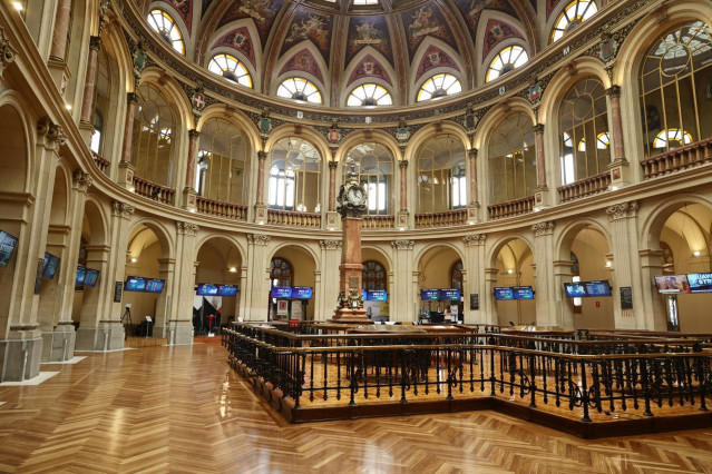 Archivo - Vista general del Palacio de la Bolsa de Madrid