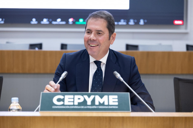 Archivo - El presidente de Cepyme, Gerardo Cuerva.