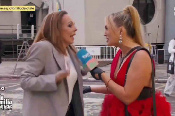 Rocío Carrasco y Marta Riesco en 'La Familia de la Tele'