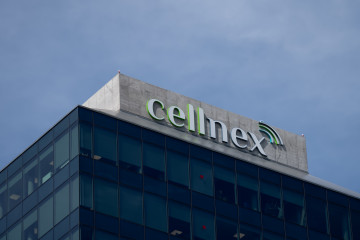 Archivo - Fachada de la sede de Cellnex Telecom, a 2 de abril de 2024, en Barcelona, Cataluña (España).