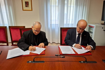 La Organización de Estados Iberoamericanos para la Educación, la Ciencia y la Cultura (OEI) felicita al Papa León XIV, con quien firmó un convenio para las regiones de Iberoamérica en el mes de e