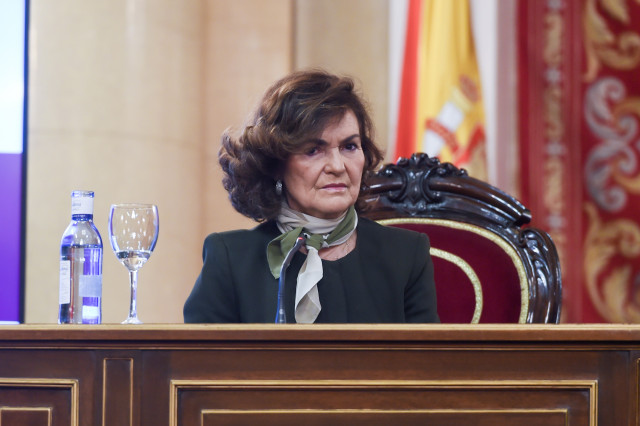 Archivo - La presidenta del Consejo de Estado, Carmen Calvo.