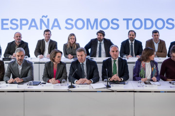Archivo - El presidente del PP, Alberto Núñez Feijóo, reúne al Comité Ejecutivo del partido.