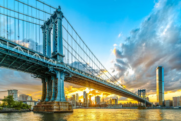 Archivo - Puente de Nueva York.