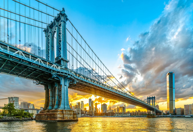 Archivo - Puente de Nueva York.