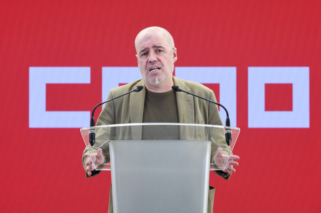 Archivo - El secretario general de CCOO, Unai Sordo