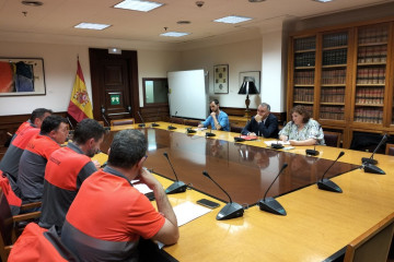 Archivo - Reunión de Sumar con representantes sindicales de Brigestone