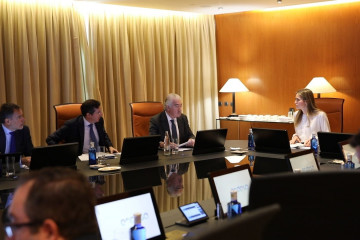 Reunión del comité para el análisis del apagón en la sede de Endesa