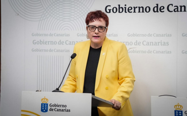 La consejera de Bienestar Social del Gobierno de Canarias, Candelaria Delgado,
