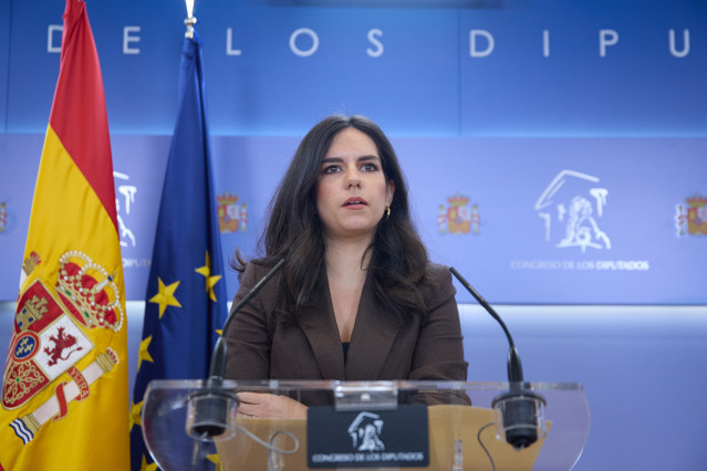 La portavoz de VOX en el Congreso, Pepa Millán, a 6 de mayo de 2025, en Madrid (España).