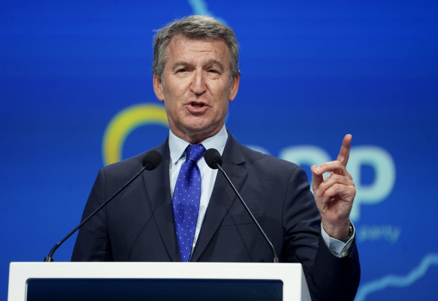 El presidente del PP, Alberto Núñez Feijóo.