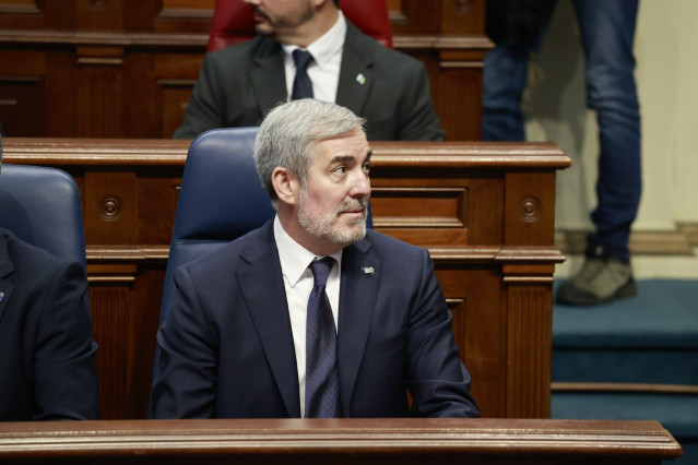 Archivo - El presidente de Canarias, Fernando Clavijo