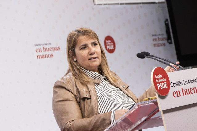 La presidenta de la Ejecutiva provincial del PSOE de Toledo, Tita García Élez.