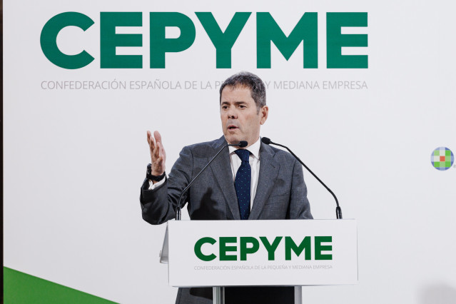 Archivo - El presidente de Cepyme, Gerardo Cuerva.