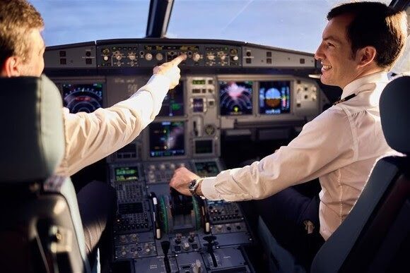 Pilotos de Iberia.