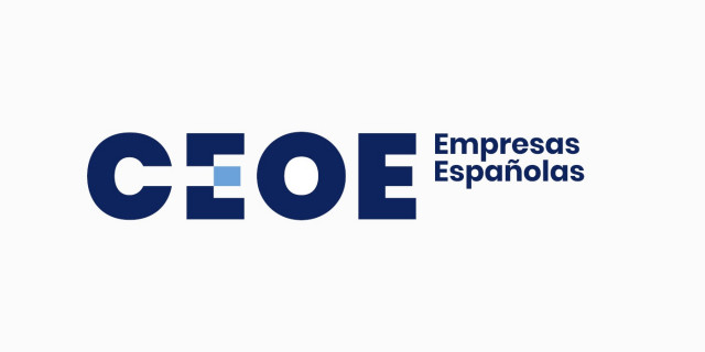 Logo de la Confederación Española de Organizaciones Empresariales (CEOE).