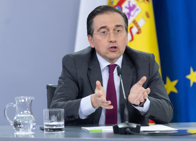 Archivo - El ministro de Asuntos Exteriores, Unión Europea y Cooperación, José Manuel Albares