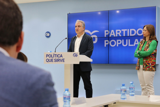 El vicesecretario de Coordinación Autonómica y Local y Análisis Electoral del PP, Elías Bendodo, en una foto de archivo.