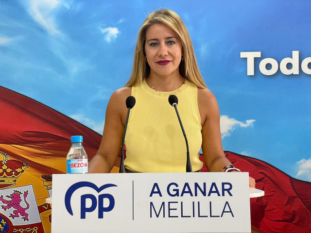 Archivo - Sofía Acedo, diputada nacional del PP por Melilla.