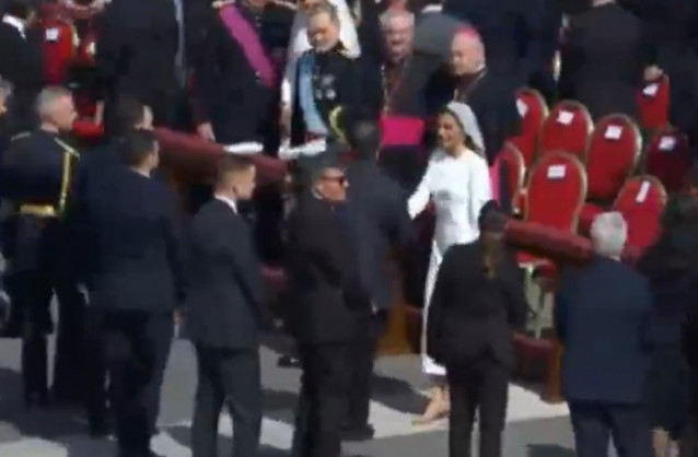 Los Reyes asisten a la misa de inicio de pontificado del Papa León XIV, el 18 de mayo de 2025