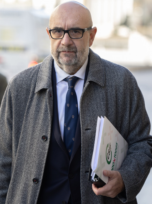 Archivo - El presidente de la Central Sindical Independiente y de Funcionarios (CSIF), Miguel Borra