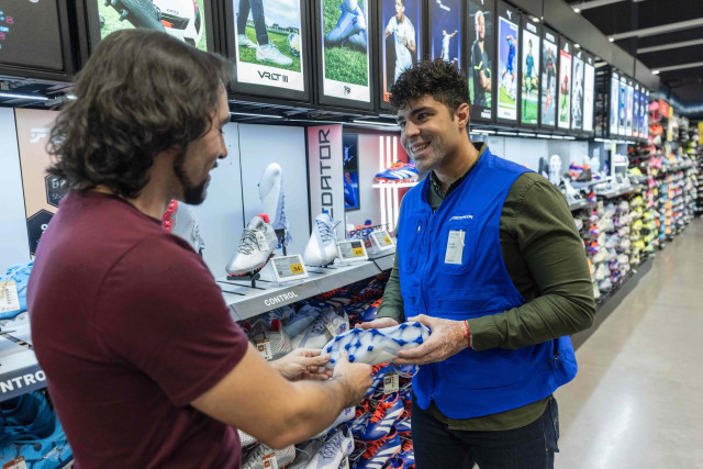 Trabajador de Decathlon