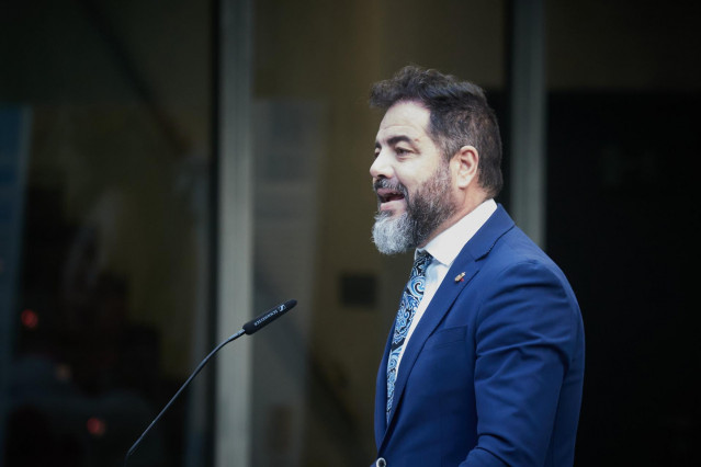 Archivo - El portavoz del PSN, Ramón Alzórriz.
