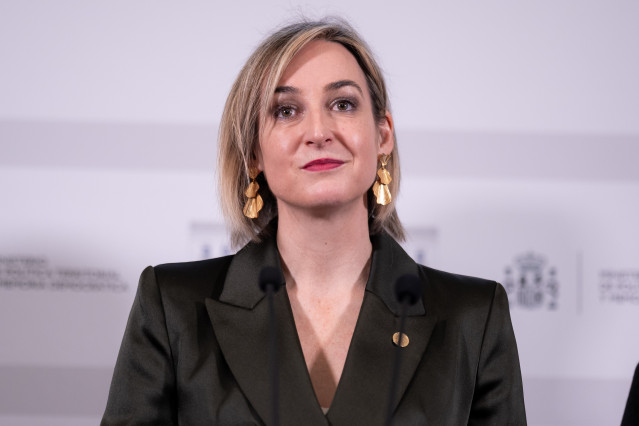 Archivo - La consejera de Gobernanza, Administración Digital y Autogobierno y Portavoz del Gobierno Vasco, María Ubarretxena, en la sede del Ministerio, a 6 de marzo de 2025, en Madrid (España).