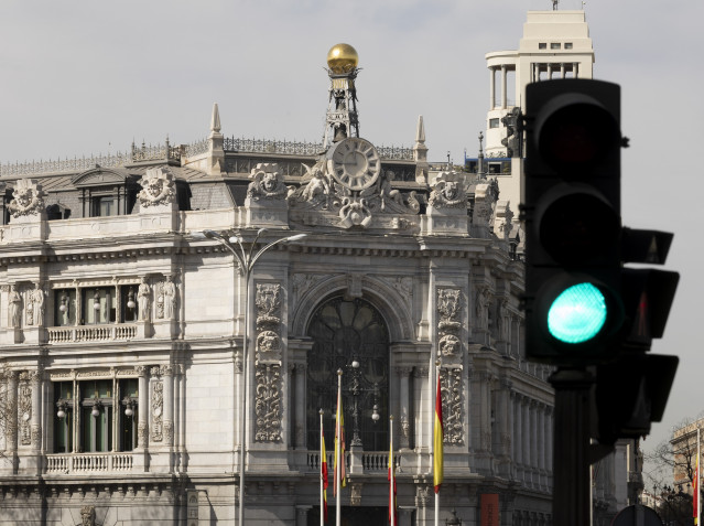 Archivo - Fachada del Banco de España.