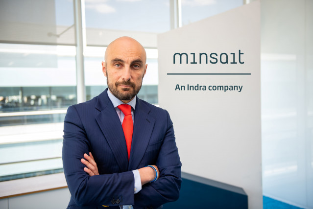 Archivo - El director general de Minsait (Indra), Luis Abril