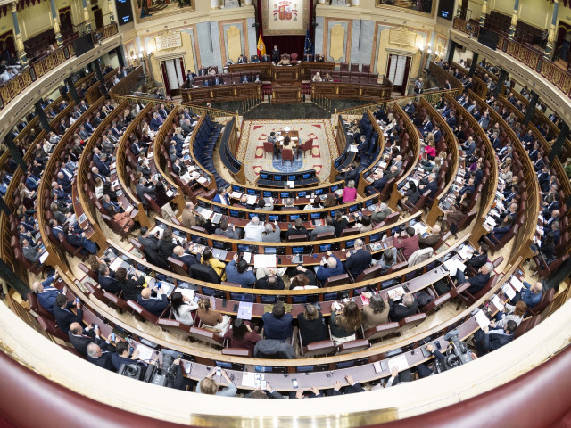 Archivo - Vista general hemiciclo del Congreso, a 19 de diciembre de 2024.