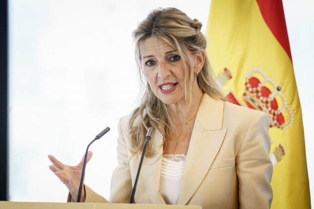 La vicepresidenta segunda y ministra de Trabajo y Economía Social, Yolanda Díaz