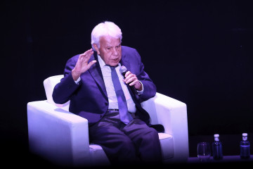 Archivo - El expresidente del Gobierno Felipe González, interviene durante la jornada de Cesur. A 20 de marzo de 2025, en Sevilla (Andalucía, España). La  Asociación Círculo de Empresarios del Su