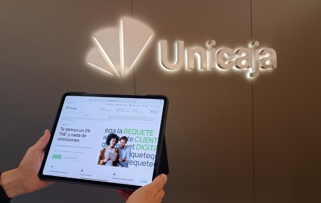 Unicaja lanza una cuenta online con hasta un 3% TAE el primer año para nuevos clientes
