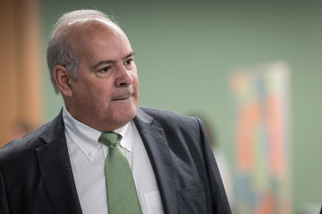 El CEO de Iberdrola España, Mario Ruiz-Tagle, durante un encuentro para presentar el acuerdo estratégico para impulsar la transición energética y la electromovilidad en España, en la sede de Iber