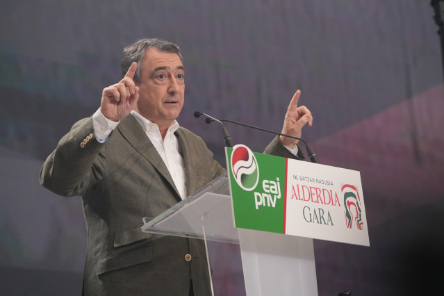 Archivo - El  presidente del EBB del PNV, Aitor Esteban