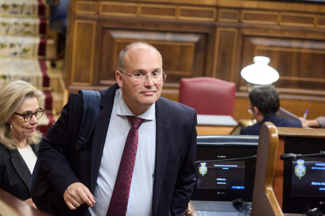 El portavoz del PP en el Congreso, Miguel Tellado.